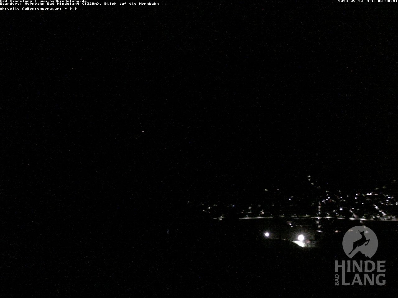 Archived image Webcam Mountain station Hornbahn
