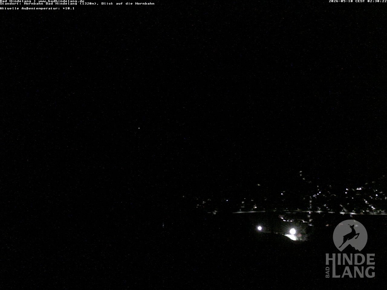Archived image Webcam Mountain station Hornbahn