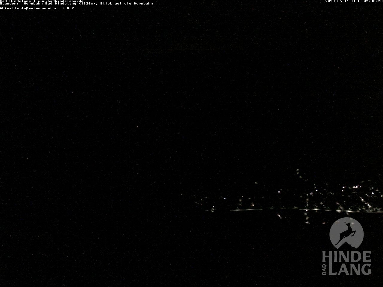 Archiv Foto Webcam Aussicht auf Bad Hindelang von der Hornbahn Bergstation