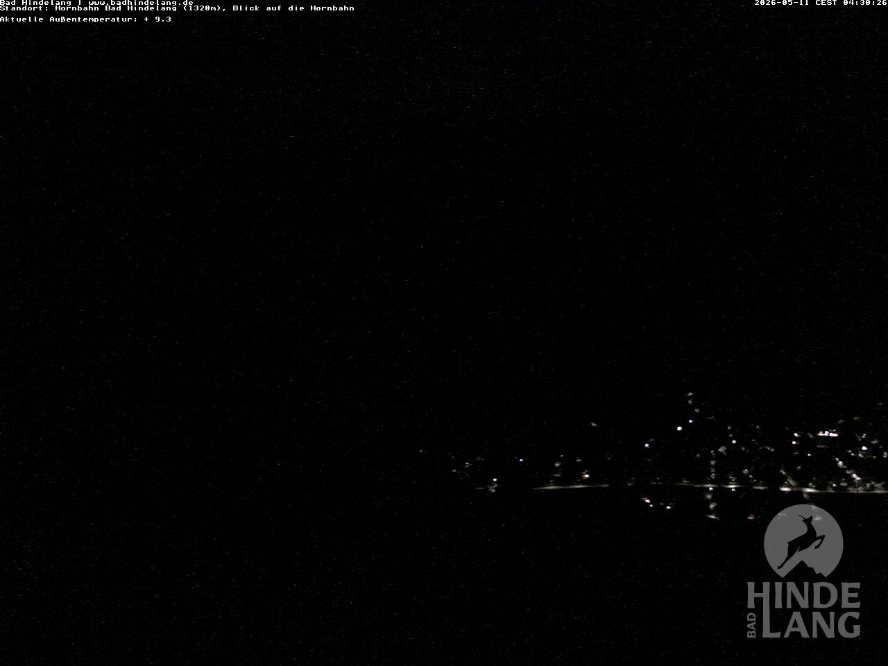 Archiv Foto Webcam Aussicht auf Bad Hindelang von der Hornbahn Bergstation