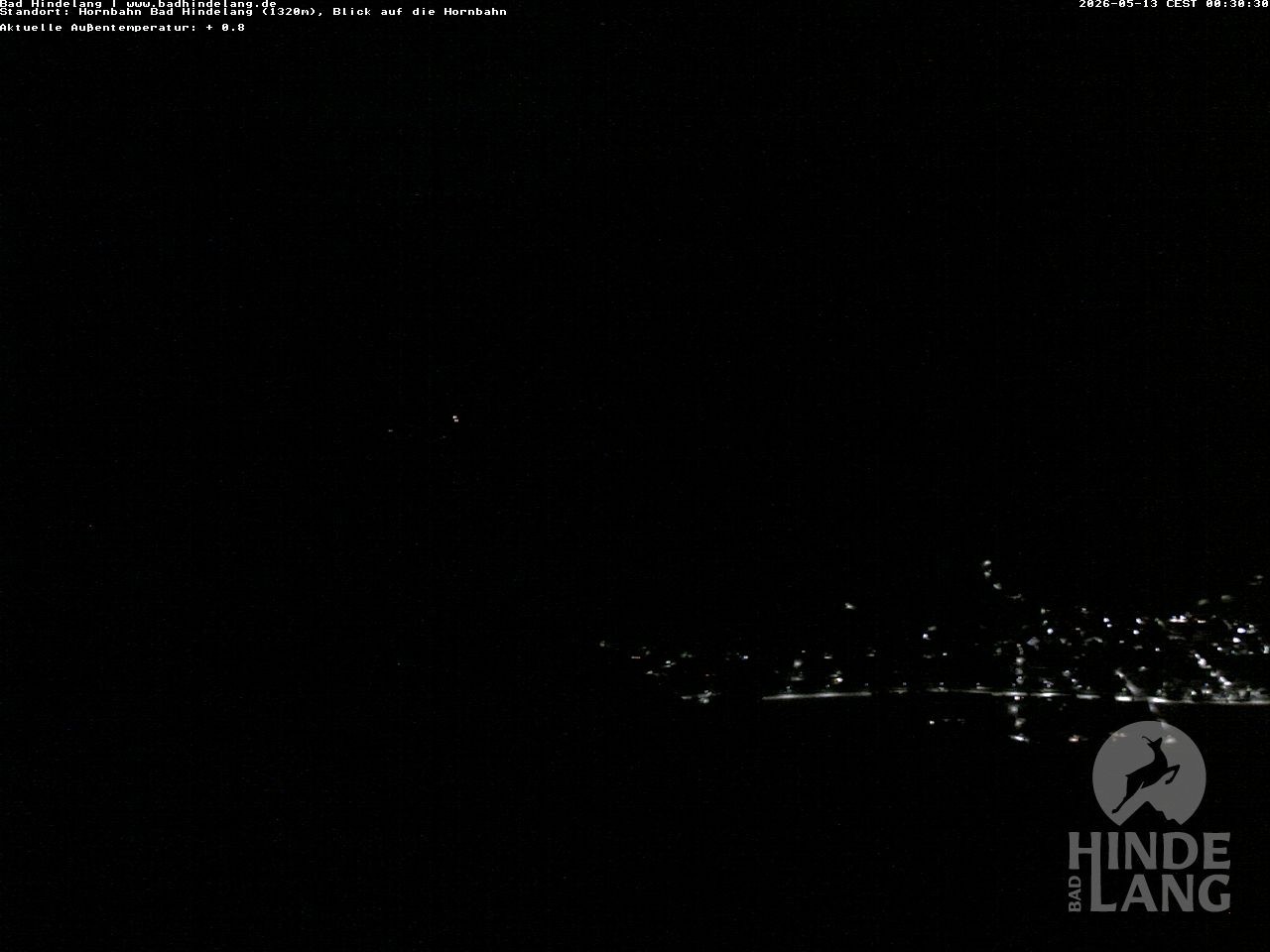 Archived image Webcam Mountain station Hornbahn