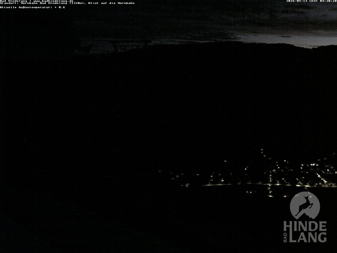 Archived image Webcam Mountain station Hornbahn