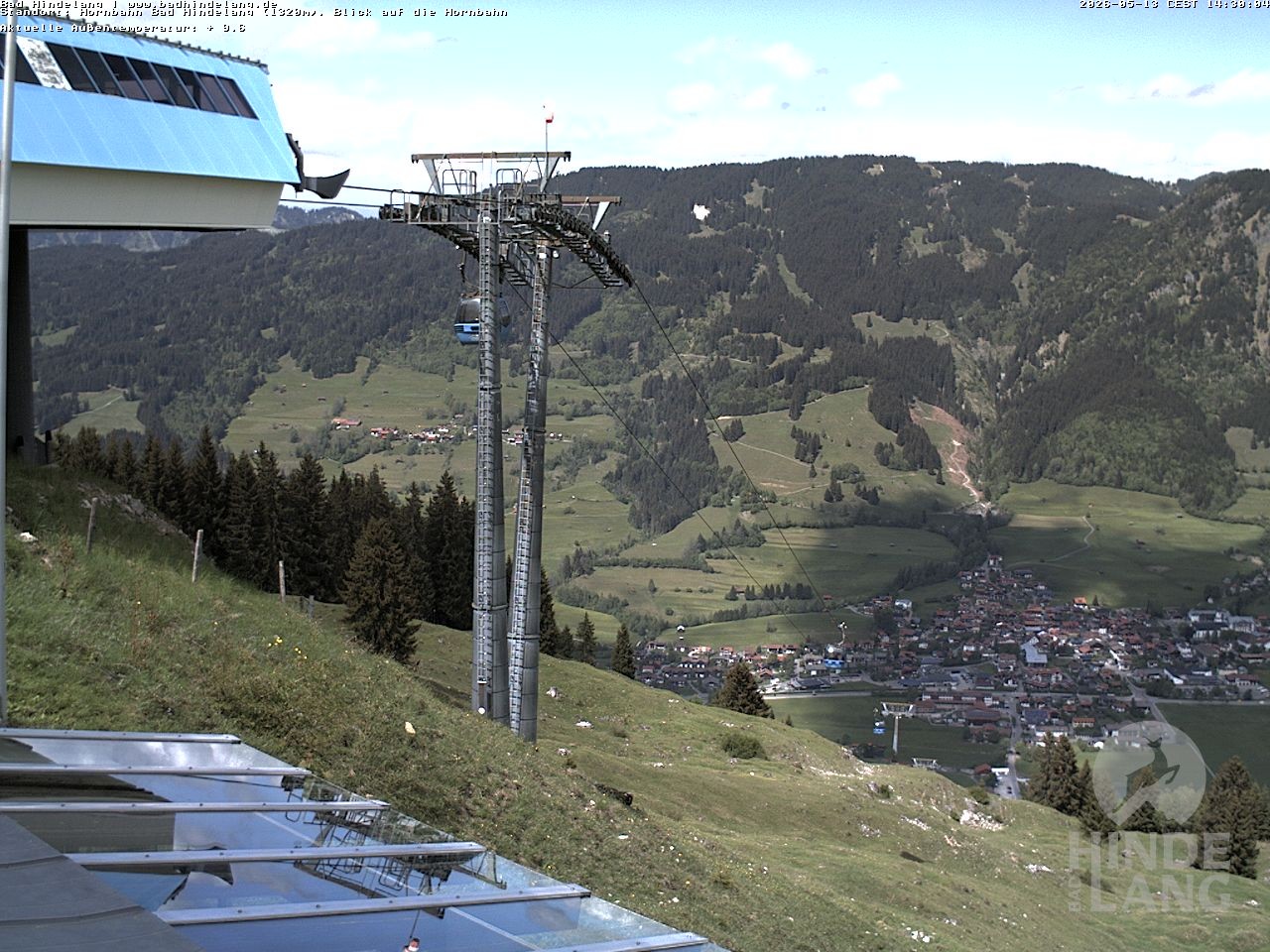 Archived image Webcam Mountain station Hornbahn