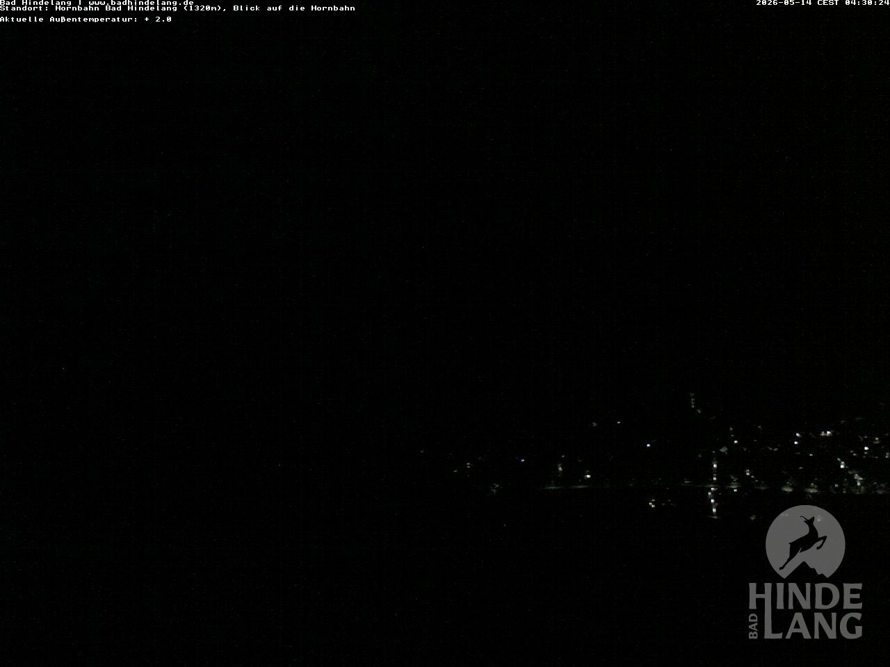 Archiv Foto Webcam Aussicht auf Bad Hindelang von der Hornbahn Bergstation