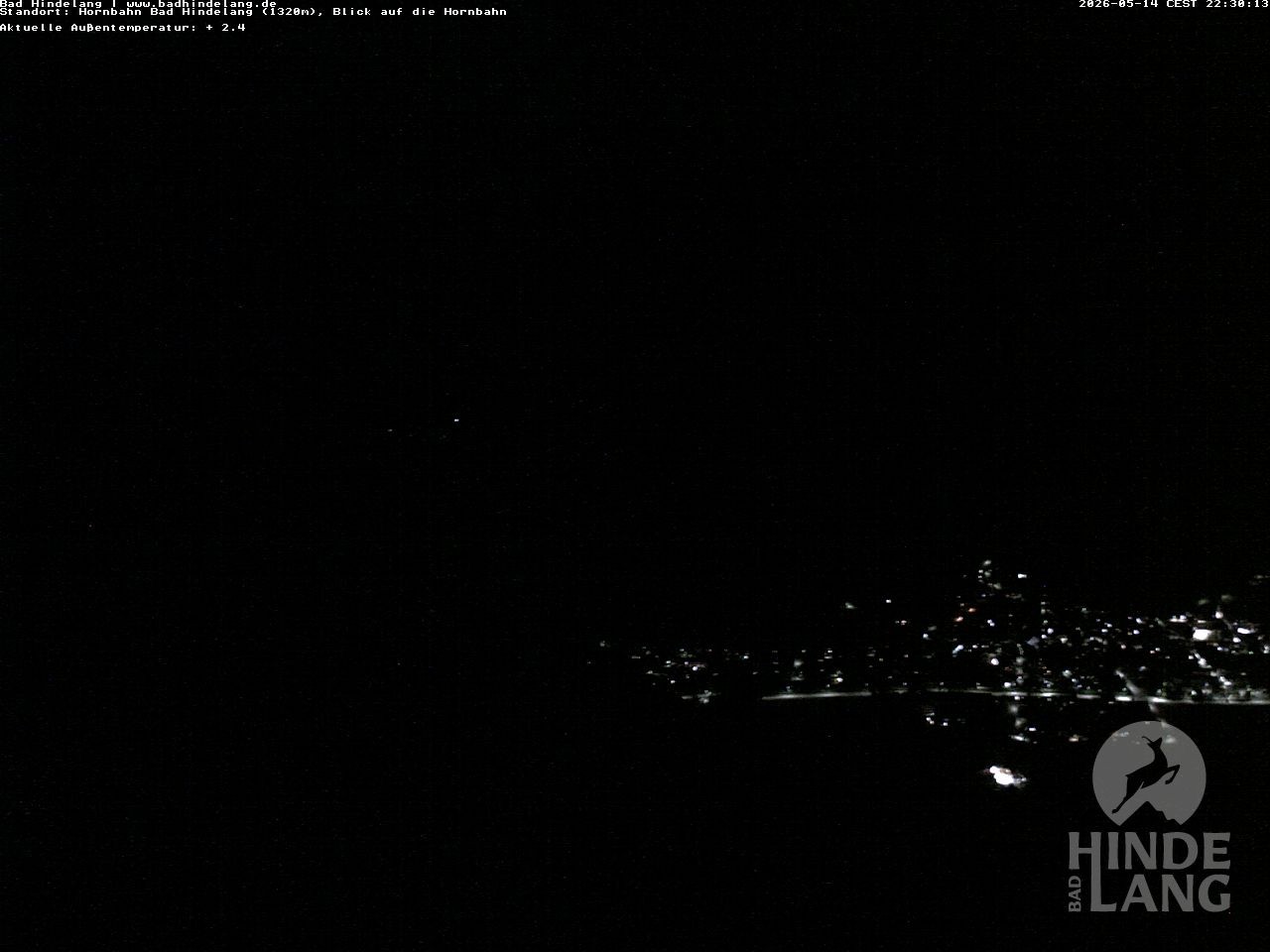 Archiv Foto Webcam Aussicht auf Bad Hindelang von der Hornbahn Bergstation