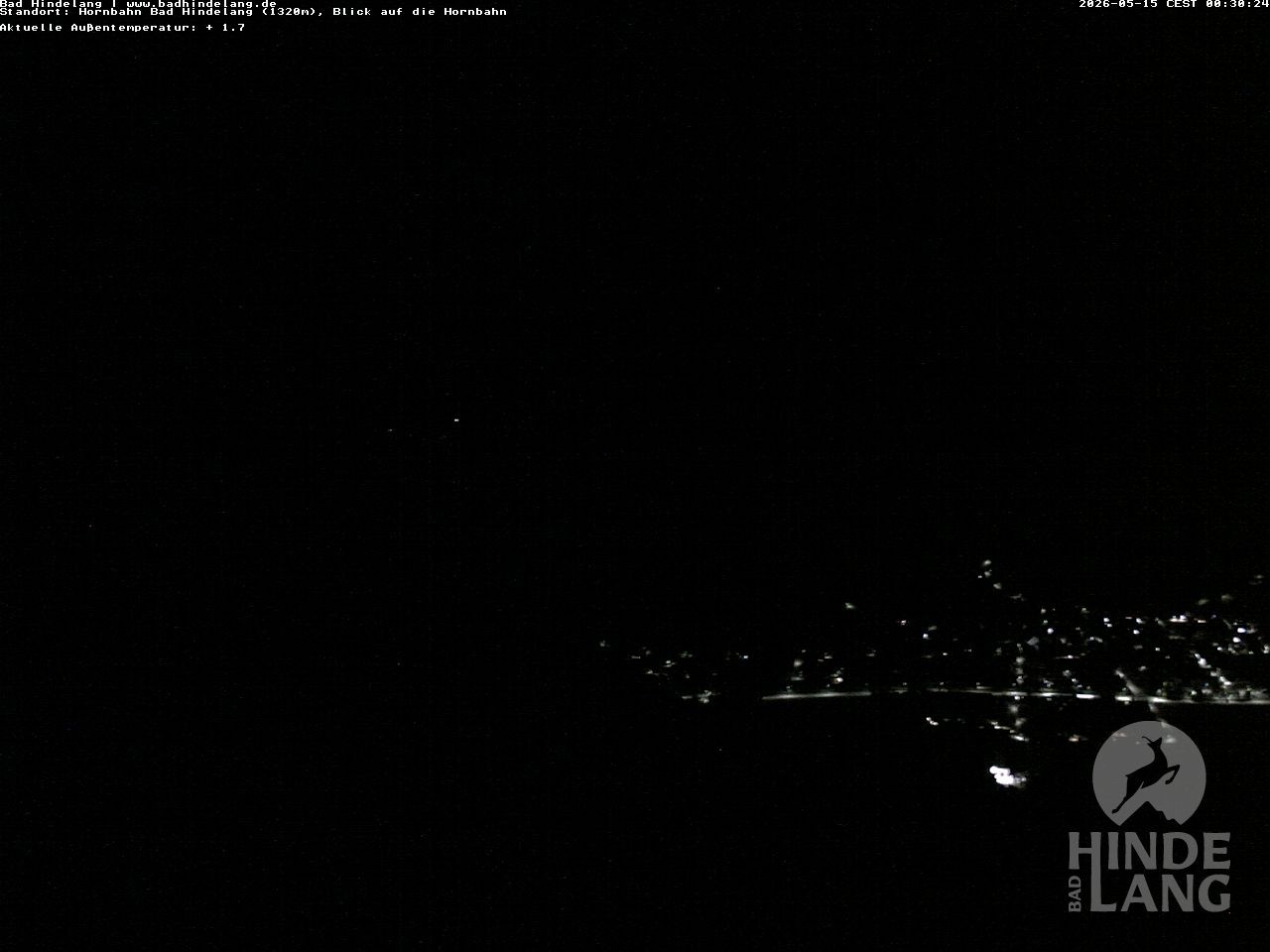 Archiv Foto Webcam Aussicht auf Bad Hindelang von der Hornbahn Bergstation
