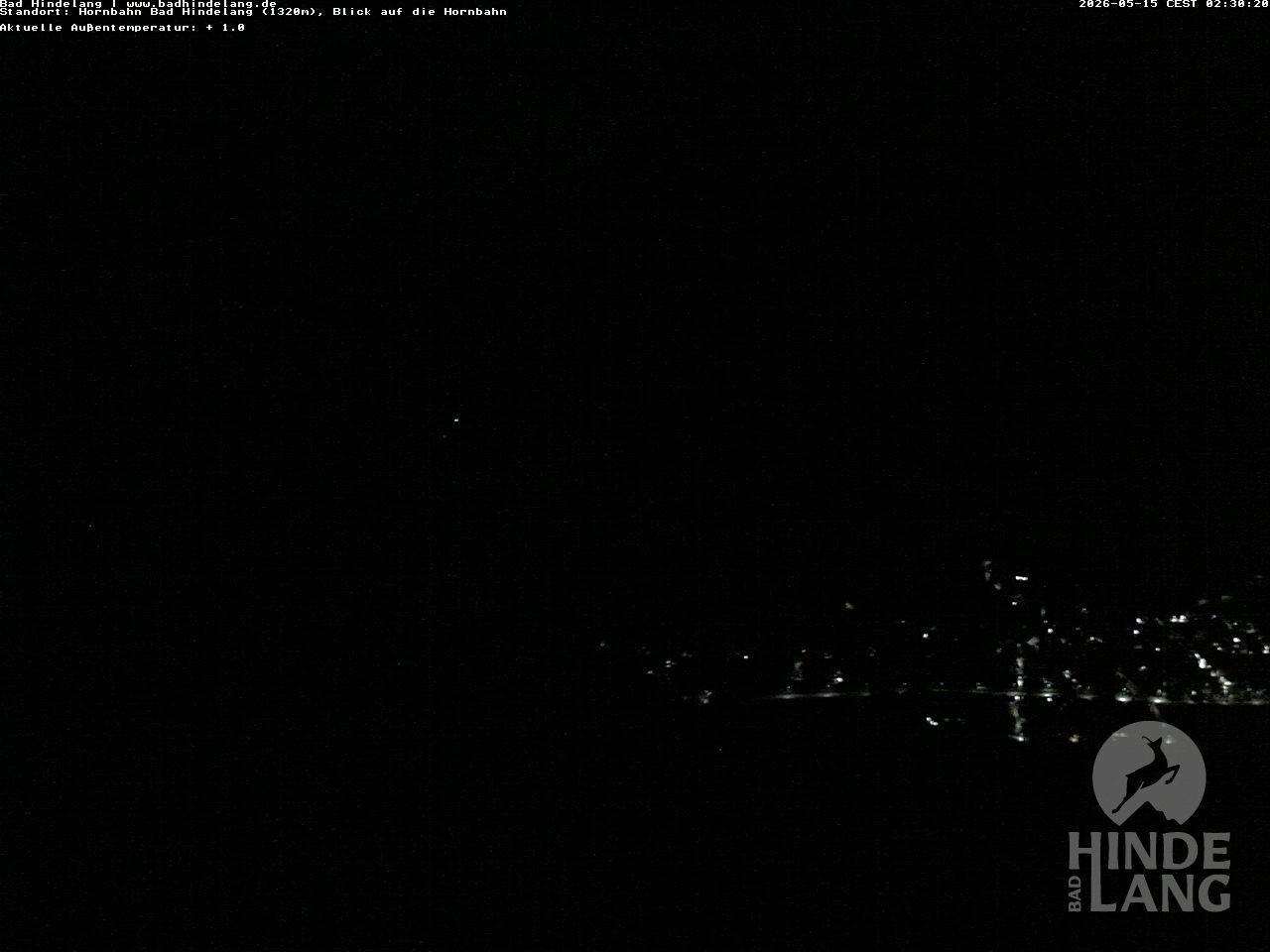 Archiv Foto Webcam Aussicht auf Bad Hindelang von der Hornbahn Bergstation
