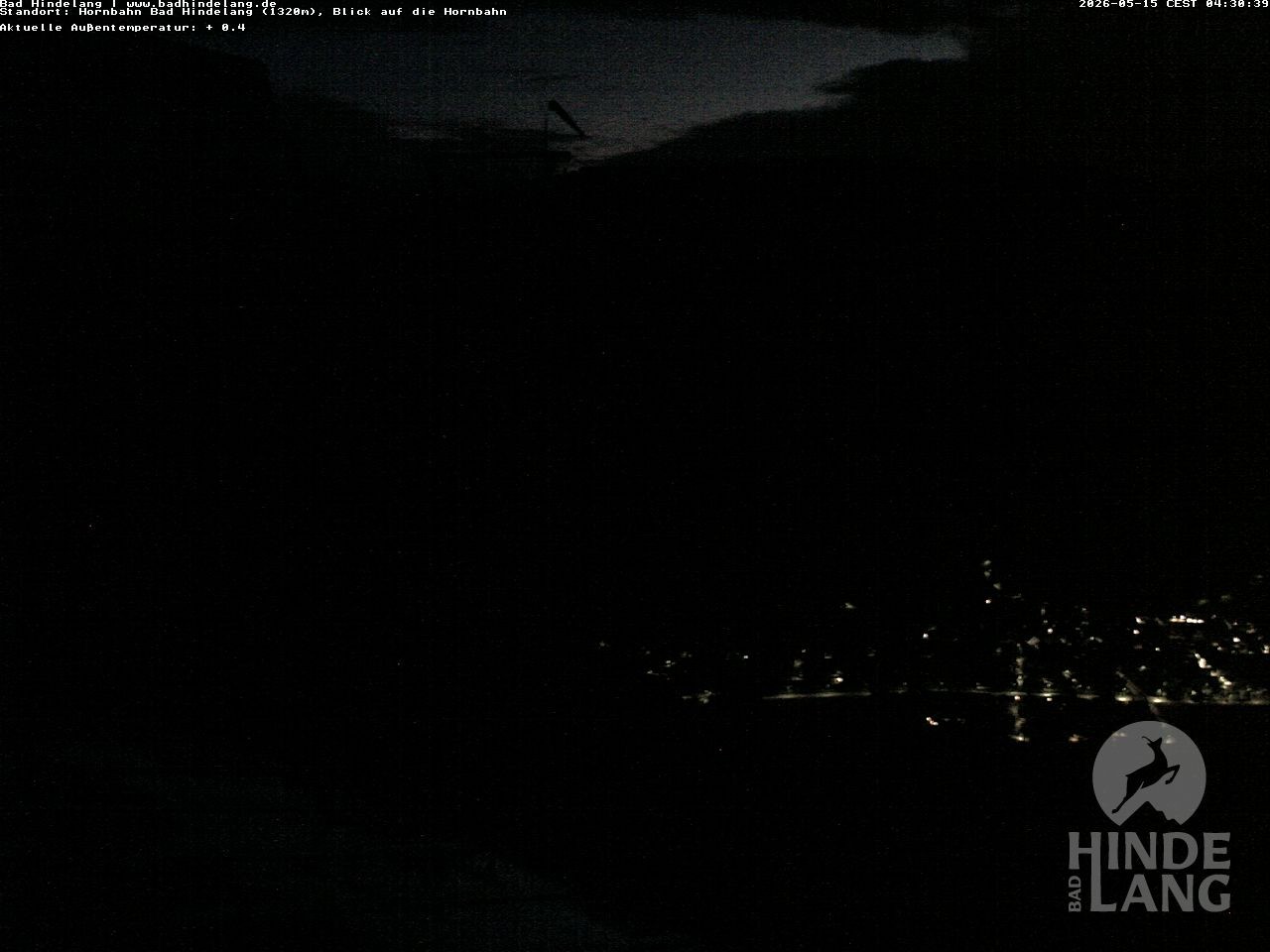 Archiv Foto Webcam Aussicht auf Bad Hindelang von der Hornbahn Bergstation