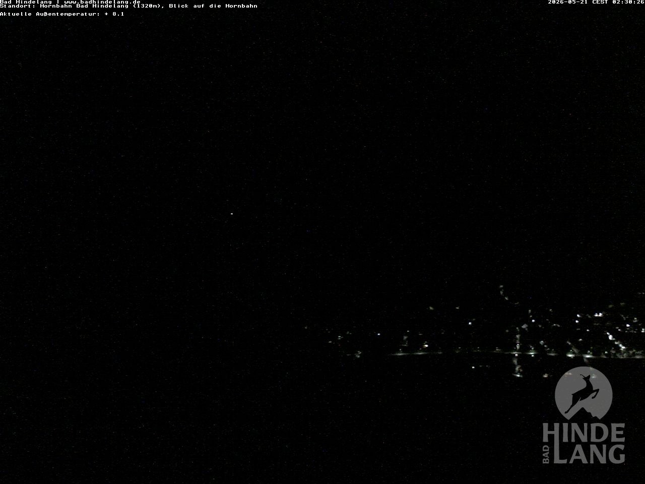 Archiv Foto Webcam Aussicht auf Bad Hindelang von der Hornbahn Bergstation
