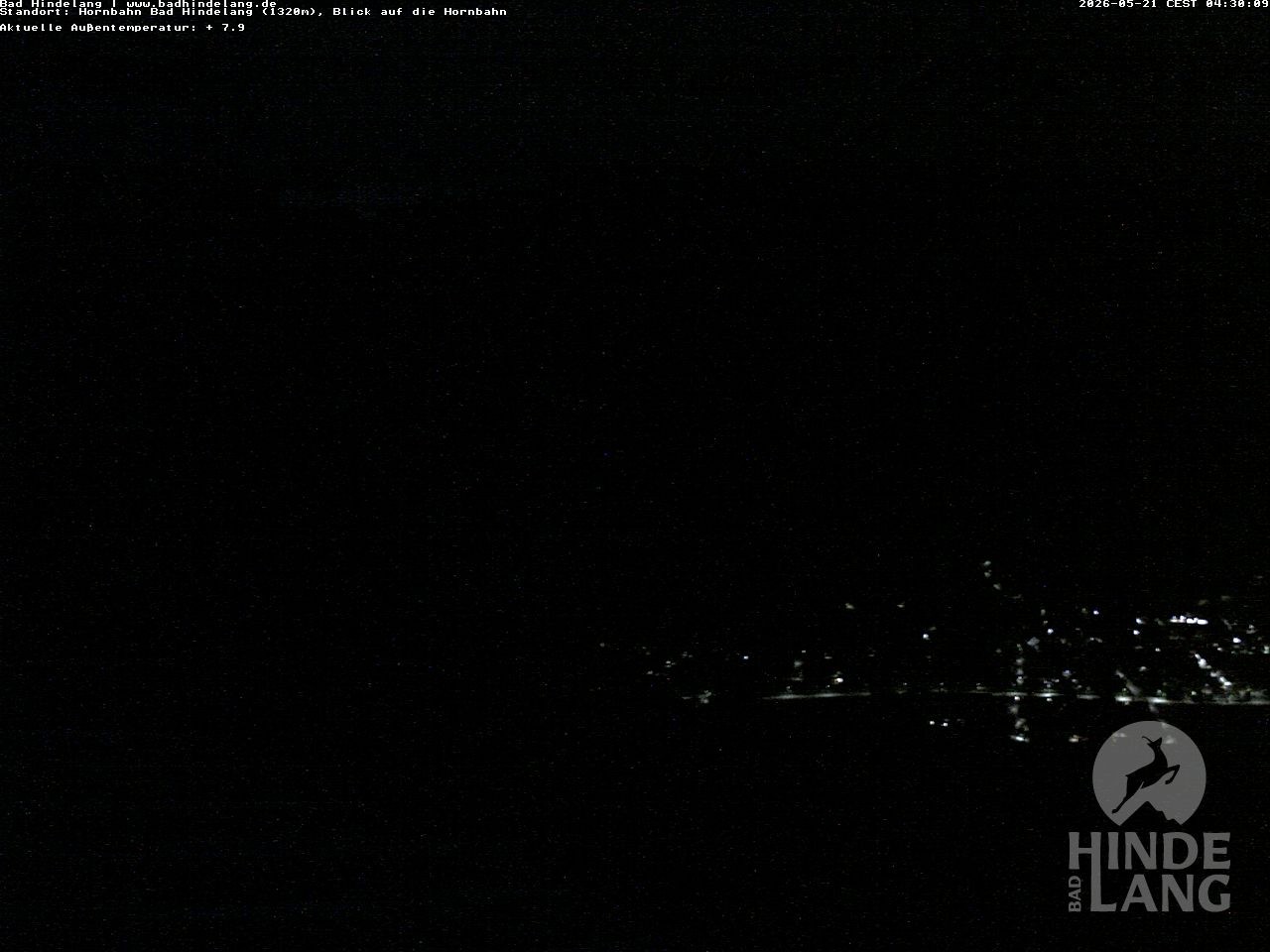 Archiv Foto Webcam Aussicht auf Bad Hindelang von der Hornbahn Bergstation