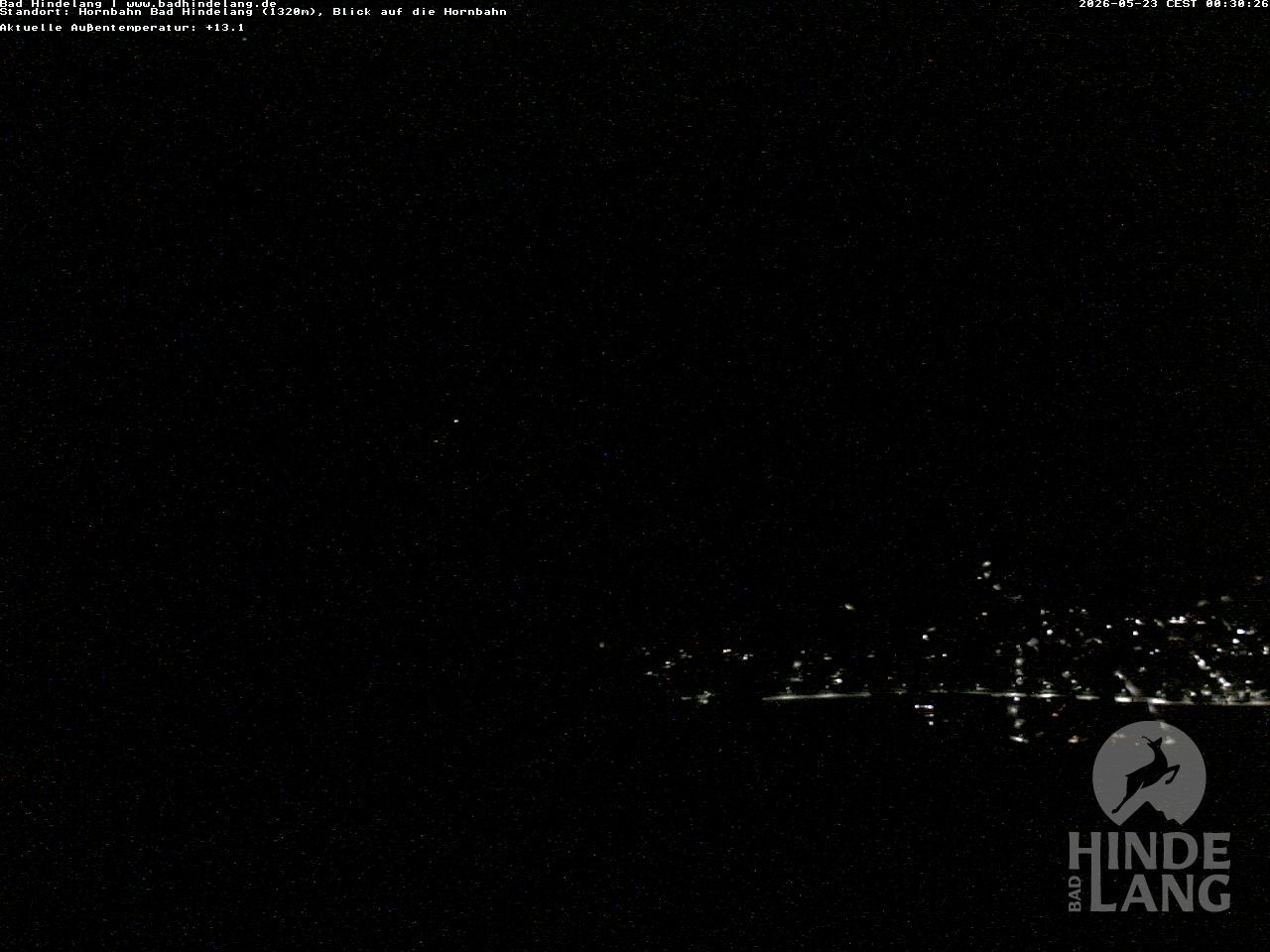 Archiv Foto Webcam Aussicht auf Bad Hindelang von der Hornbahn Bergstation