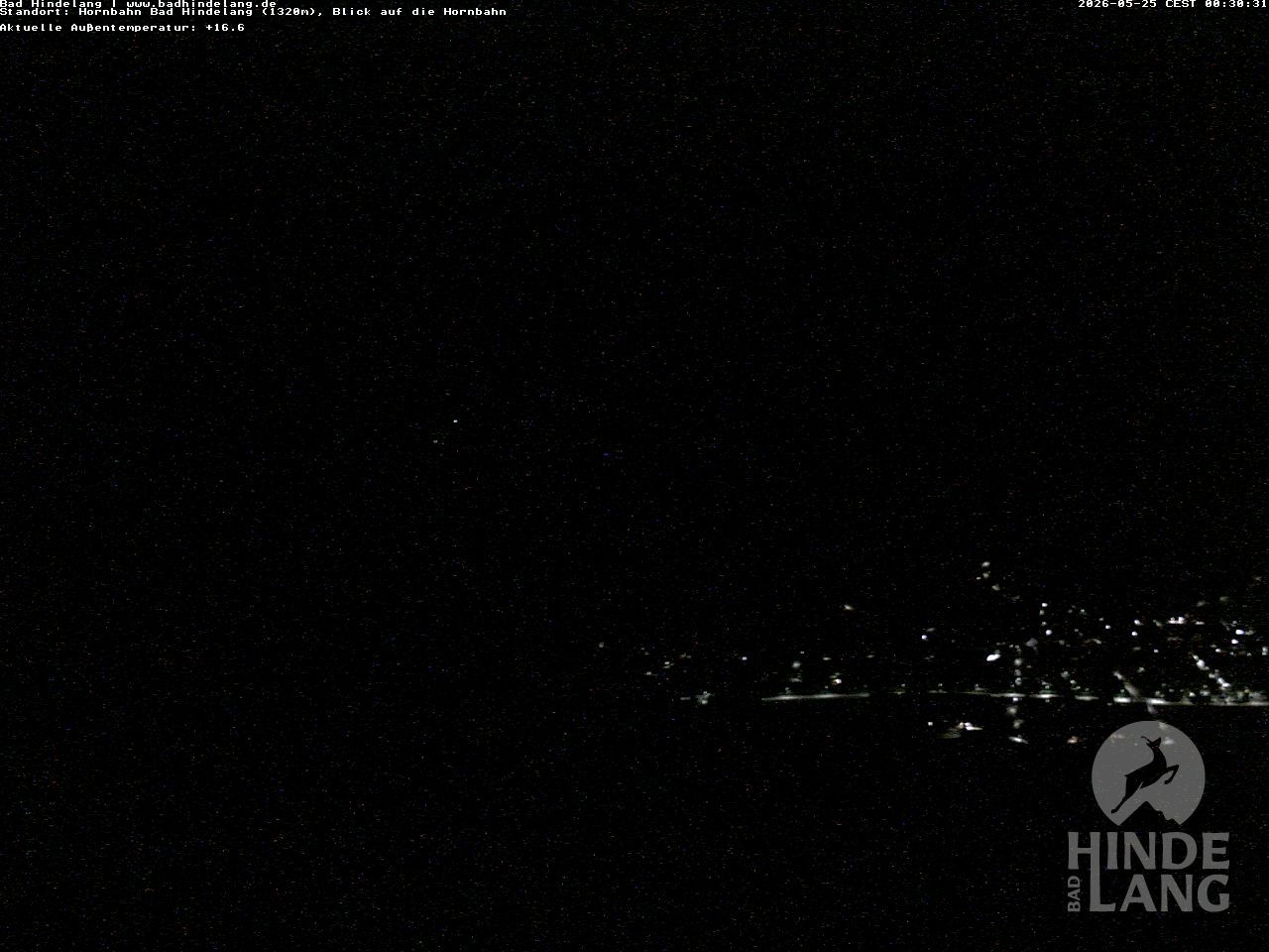 Archived image Webcam Mountain station Hornbahn