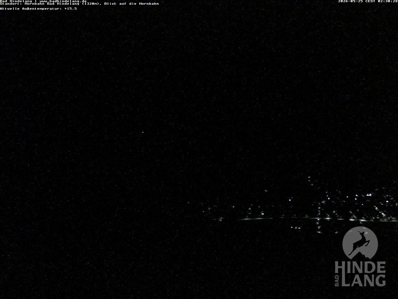 Archived image Webcam Mountain station Hornbahn