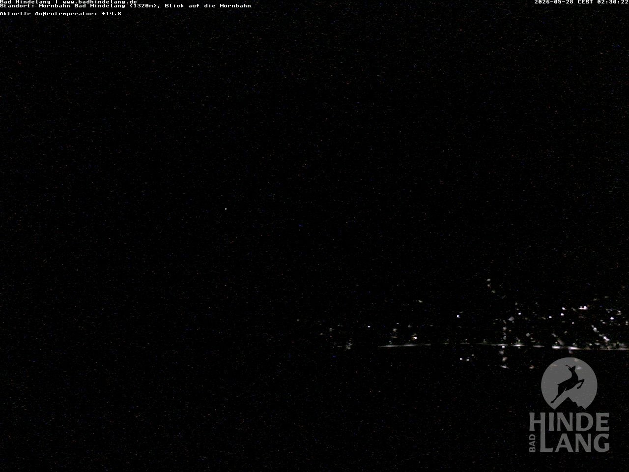 Archived image Webcam Mountain station Hornbahn