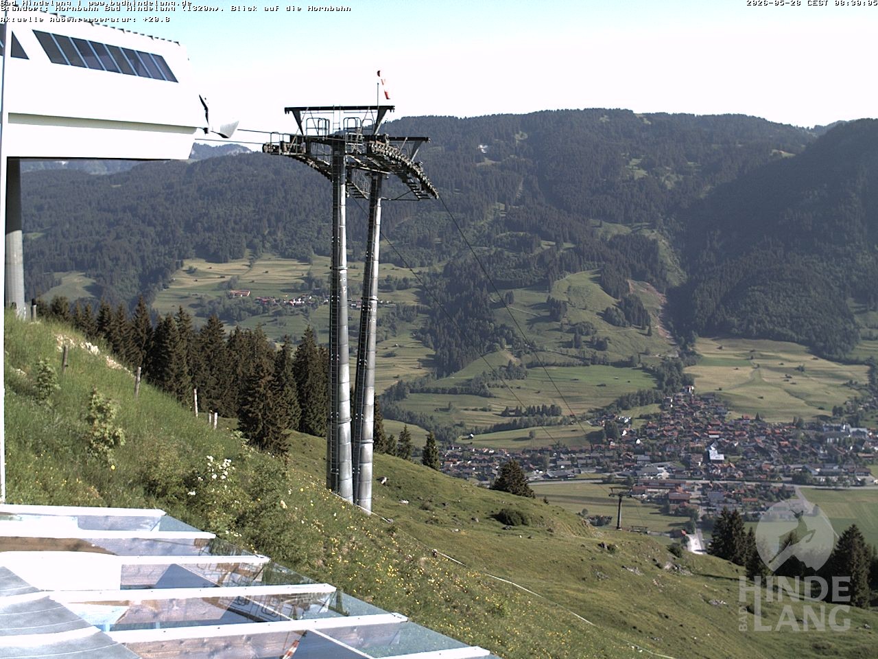 Archived image Webcam Mountain station Hornbahn