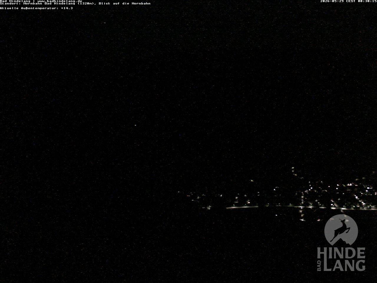 Archiv Foto Webcam Aussicht auf Bad Hindelang von der Hornbahn Bergstation