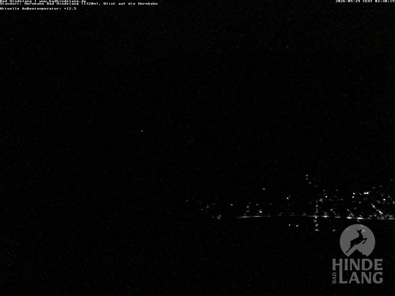 Archiv Foto Webcam Aussicht auf Bad Hindelang von der Hornbahn Bergstation