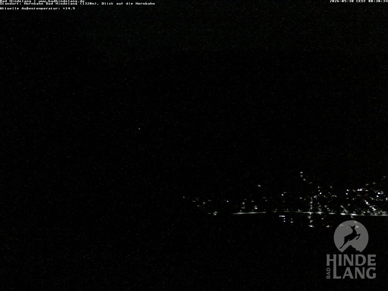 Archiv Foto Webcam Aussicht auf Bad Hindelang von der Hornbahn Bergstation