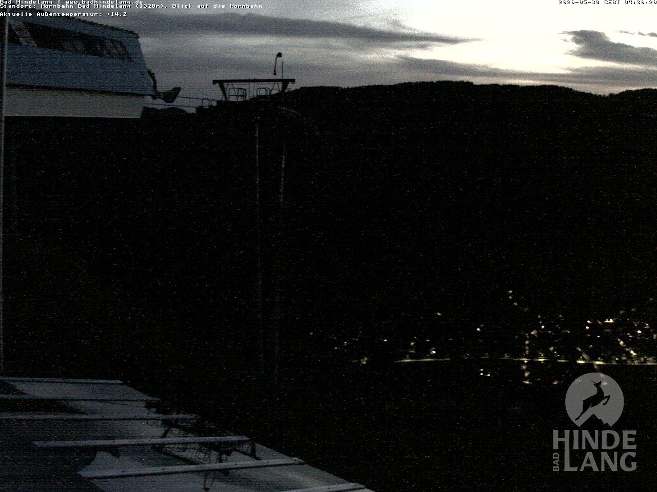 Archiv Foto Webcam Aussicht auf Bad Hindelang von der Hornbahn Bergstation