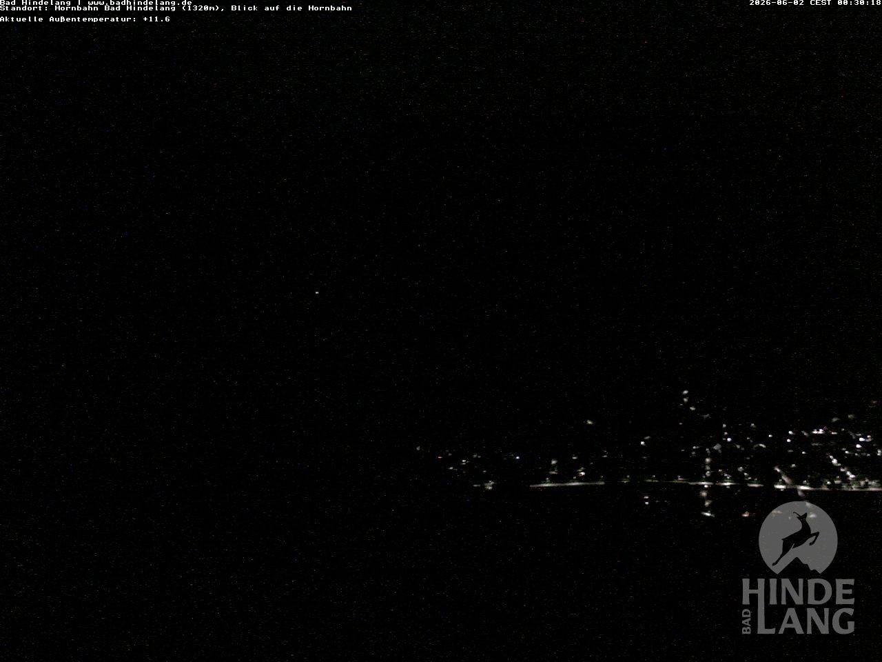 Archiv Foto Webcam Aussicht auf Bad Hindelang von der Hornbahn Bergstation