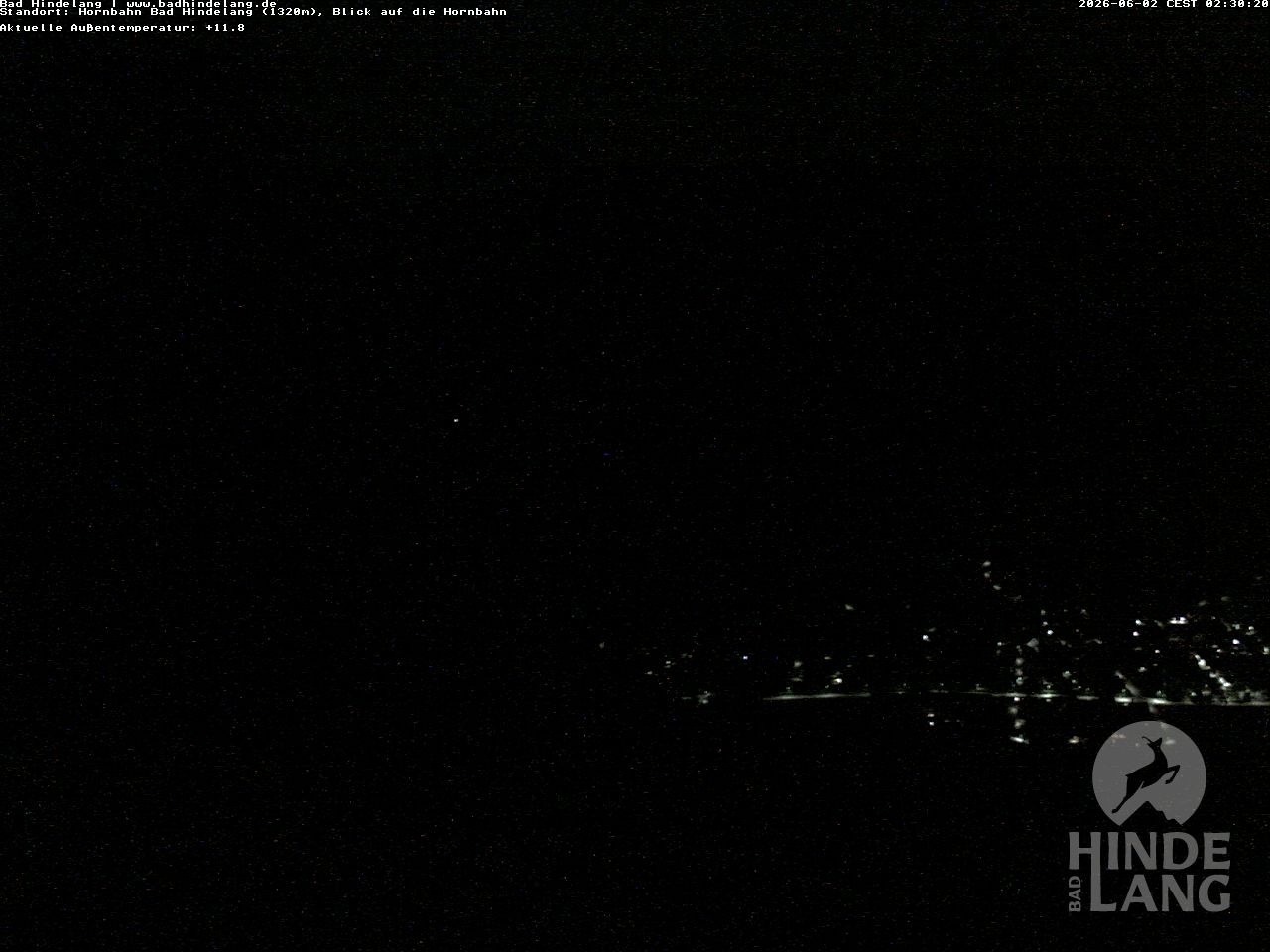 Archiv Foto Webcam Aussicht auf Bad Hindelang von der Hornbahn Bergstation