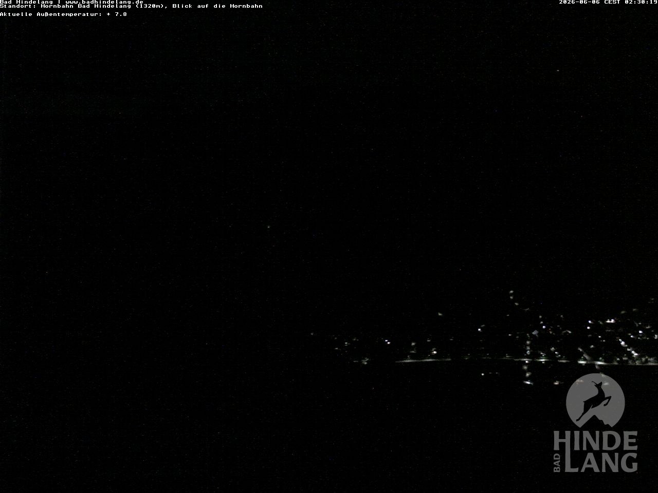 Archiv Foto Webcam Aussicht auf Bad Hindelang von der Hornbahn Bergstation