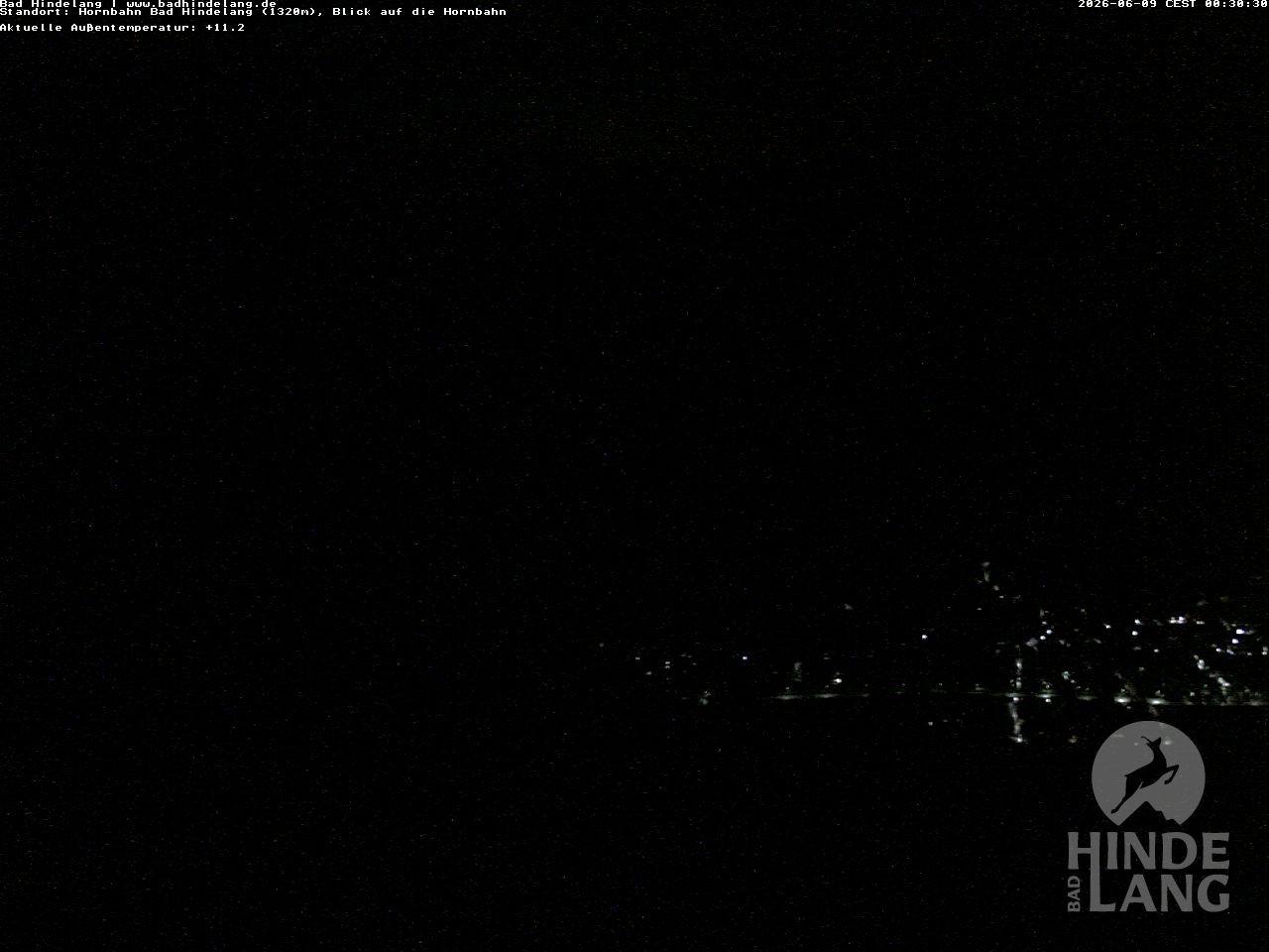 Archiv Foto Webcam Aussicht auf Bad Hindelang von der Hornbahn Bergstation