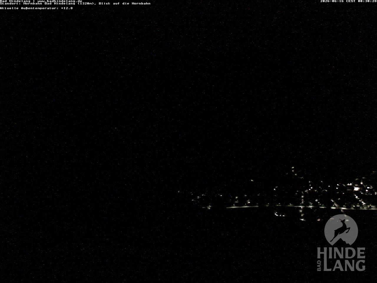 Archiv Foto Webcam Aussicht auf Bad Hindelang von der Hornbahn Bergstation