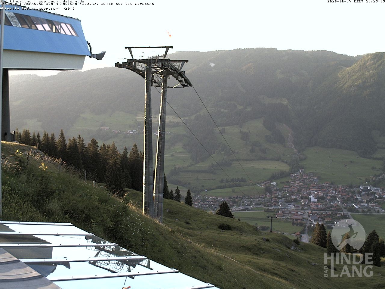 Archived image Webcam Mountain station Hornbahn