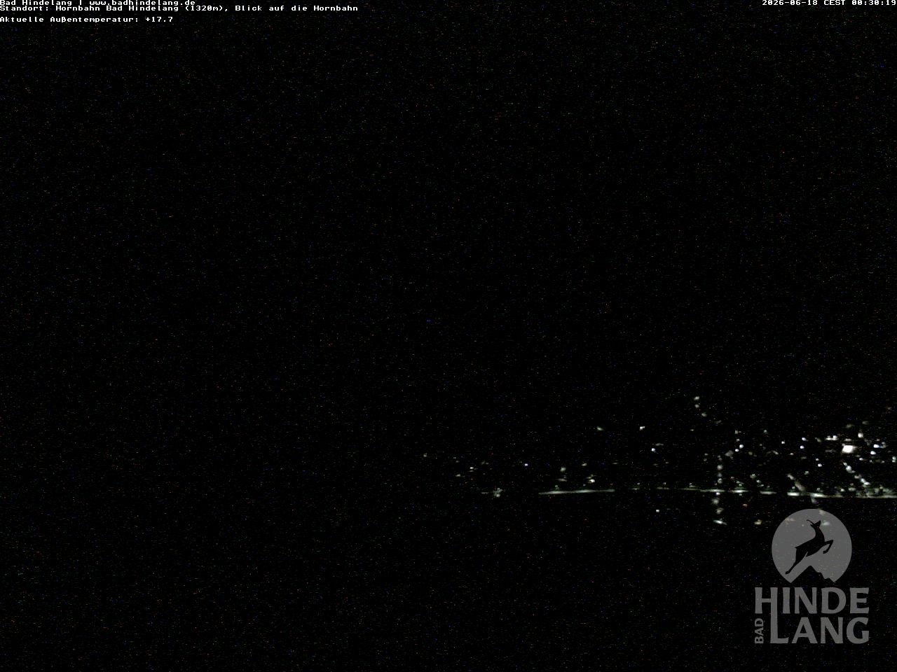 Archiv Foto Webcam Aussicht auf Bad Hindelang von der Hornbahn Bergstation