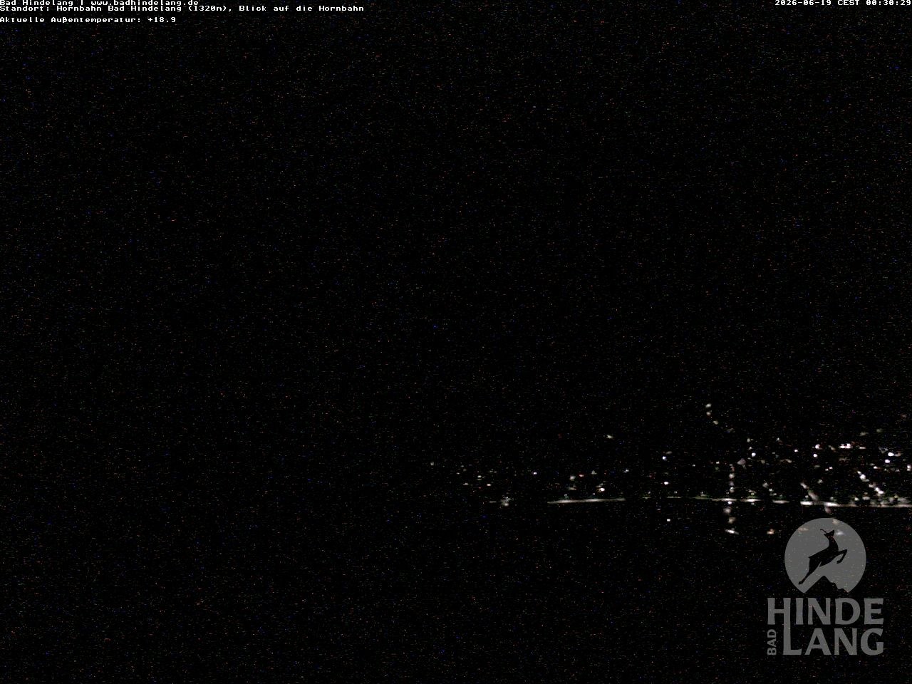 Archiv Foto Webcam Aussicht auf Bad Hindelang von der Hornbahn Bergstation