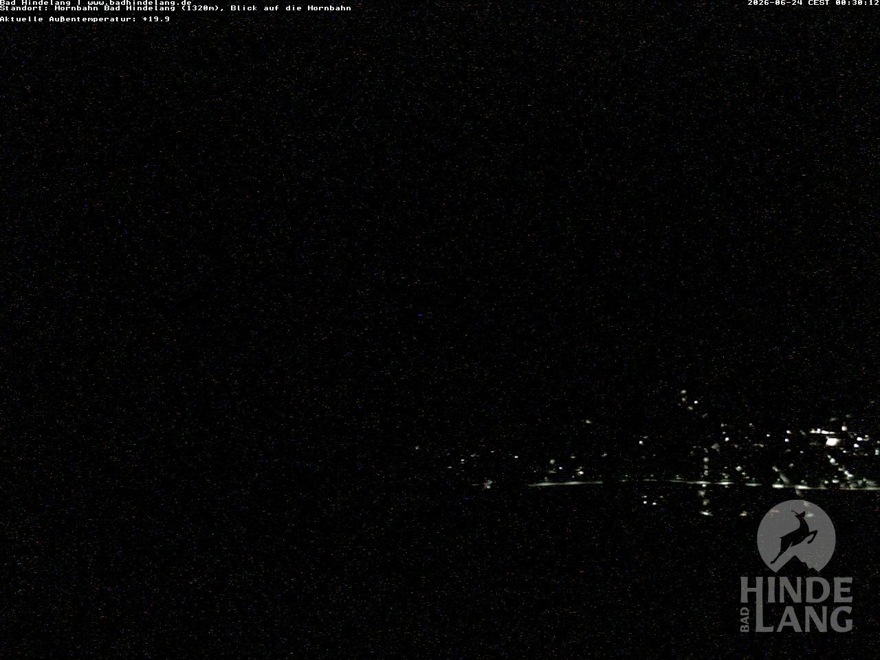 Archived image Webcam Mountain station Hornbahn