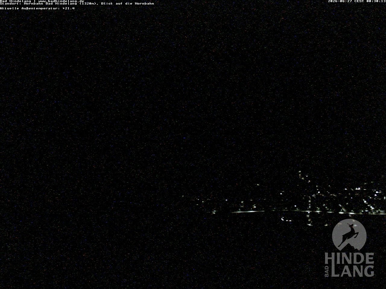 Archiv Foto Webcam Aussicht auf Bad Hindelang von der Hornbahn Bergstation