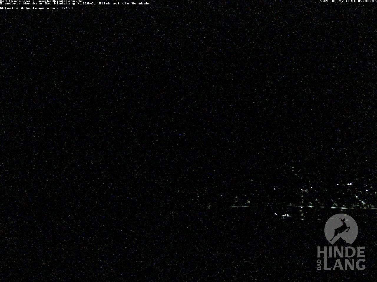 Archiv Foto Webcam Aussicht auf Bad Hindelang von der Hornbahn Bergstation