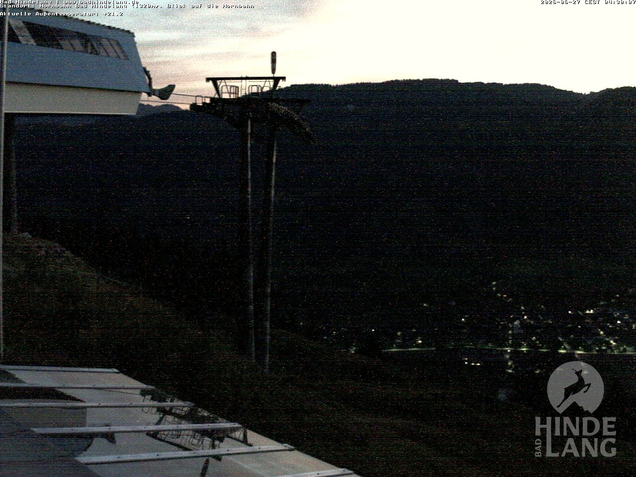 Archiv Foto Webcam Aussicht auf Bad Hindelang von der Hornbahn Bergstation