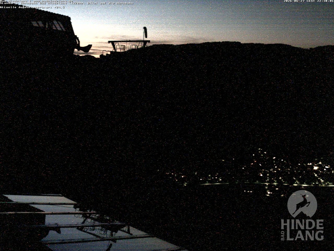 Archiv Foto Webcam Aussicht auf Bad Hindelang von der Hornbahn Bergstation