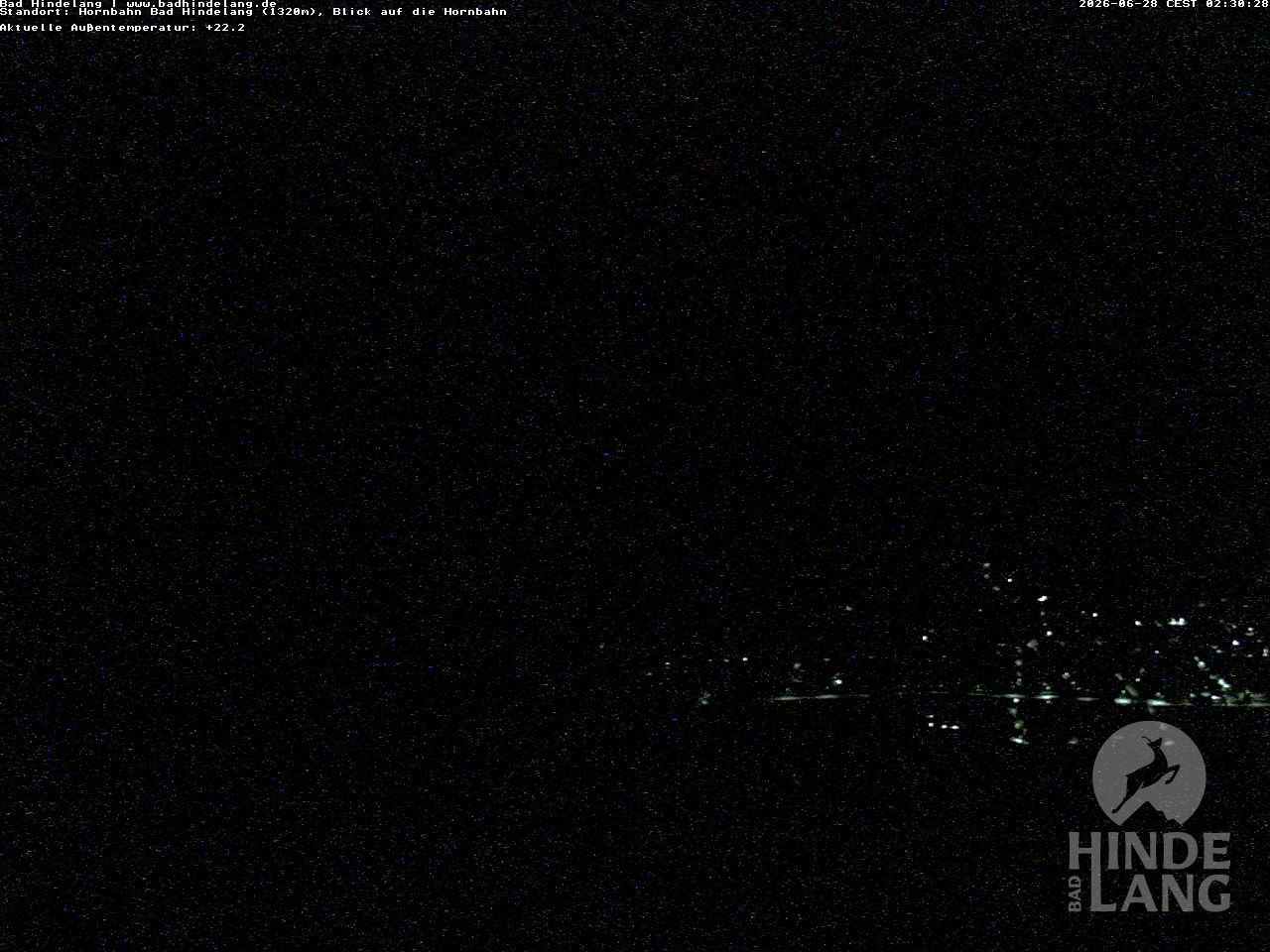 Archiv Foto Webcam Aussicht auf Bad Hindelang von der Hornbahn Bergstation