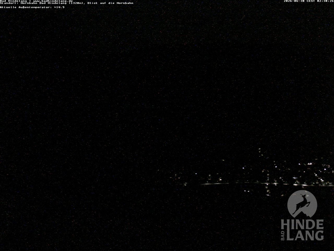 Archiv Foto Webcam Aussicht auf Bad Hindelang von der Hornbahn Bergstation