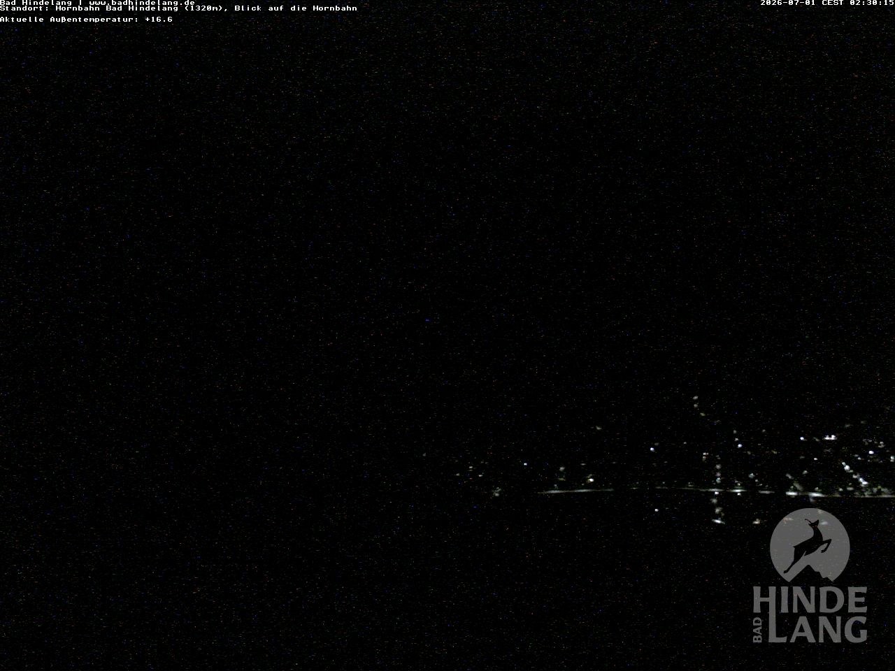 Archiv Foto Webcam Aussicht auf Bad Hindelang von der Hornbahn Bergstation
