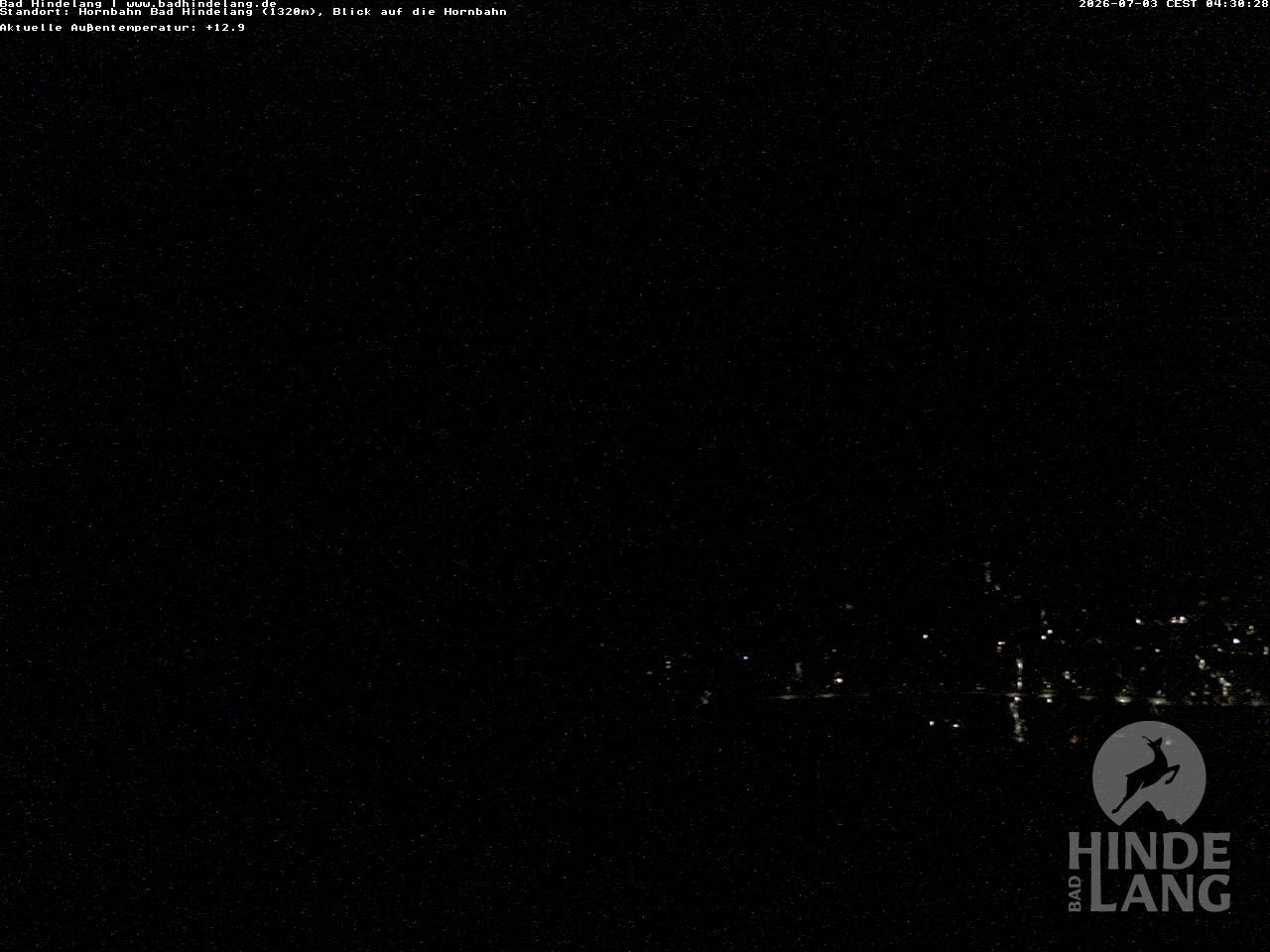 Archived image Webcam Mountain station Hornbahn
