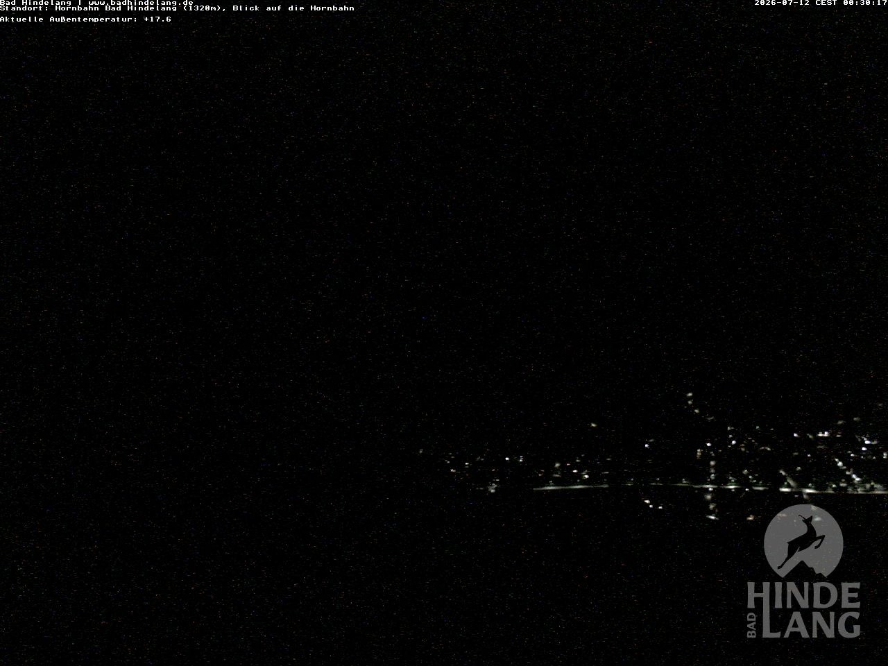 Archived image Webcam Mountain station Hornbahn