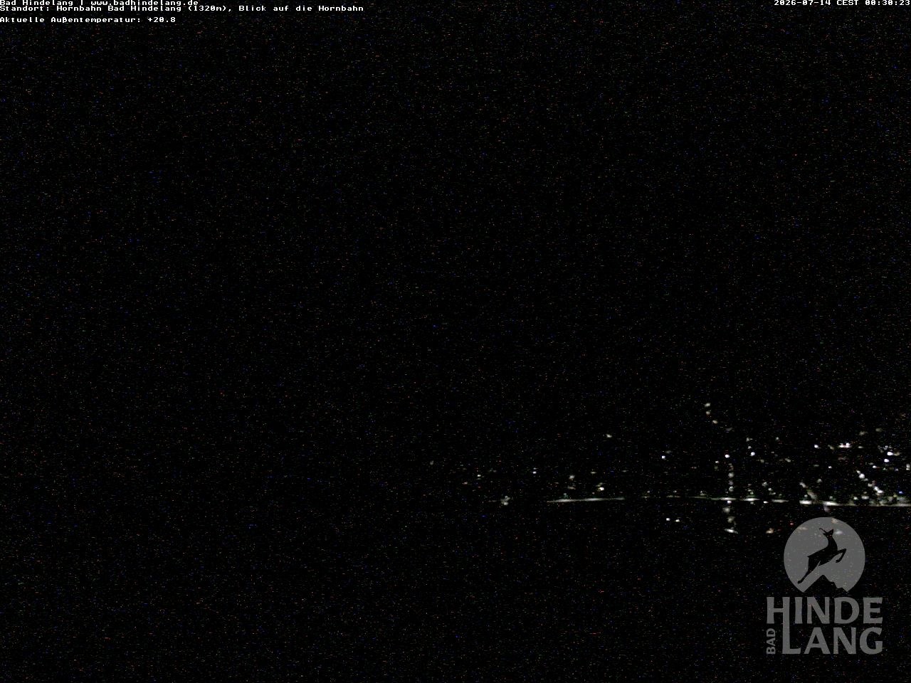 Archiv Foto Webcam Aussicht auf Bad Hindelang von der Hornbahn Bergstation