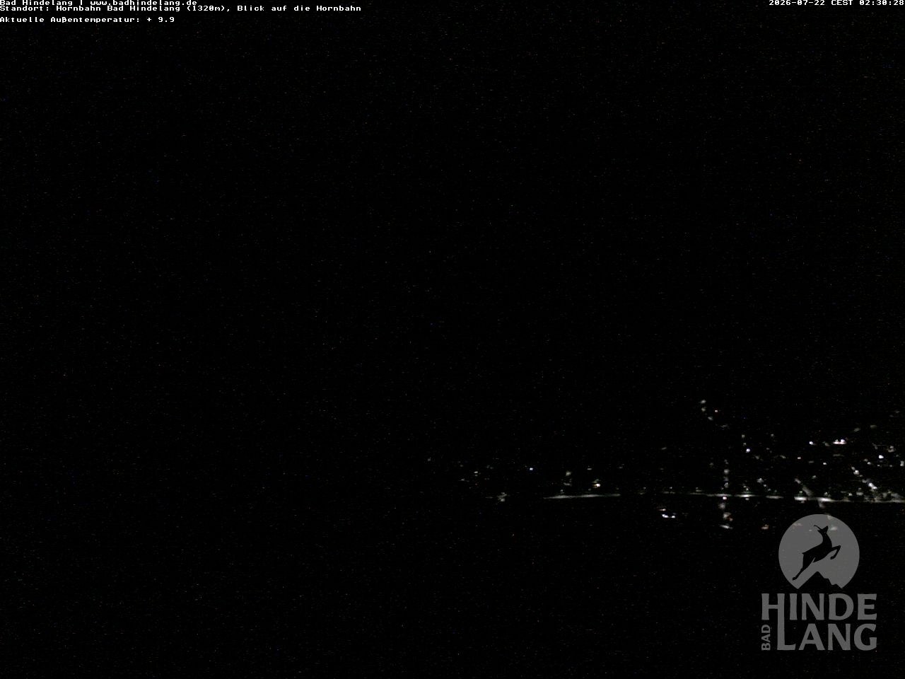 Archiv Foto Webcam Aussicht auf Bad Hindelang von der Hornbahn Bergstation