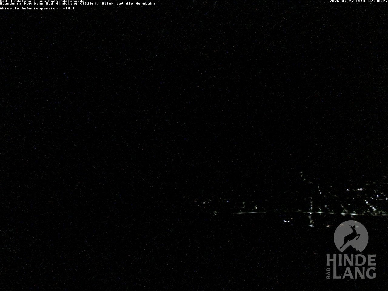 Archiv Foto Webcam Aussicht auf Bad Hindelang von der Hornbahn Bergstation