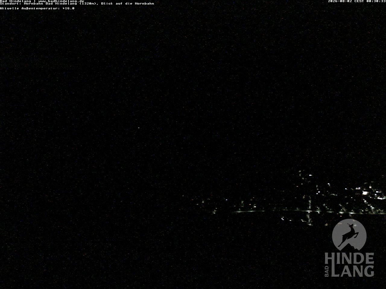 Archiv Foto Webcam Aussicht auf Bad Hindelang von der Hornbahn Bergstation
