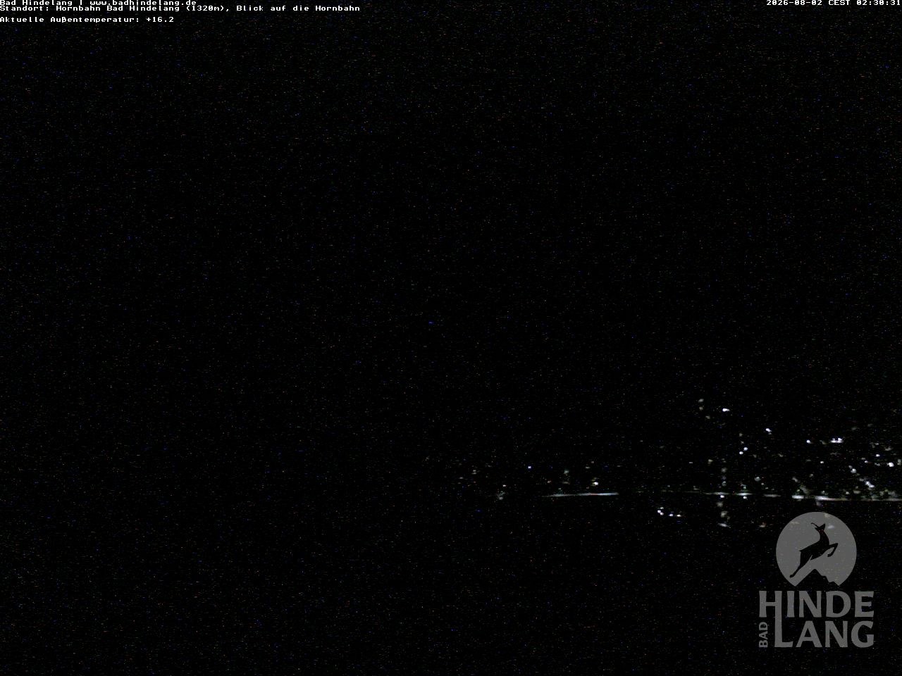Archiv Foto Webcam Aussicht auf Bad Hindelang von der Hornbahn Bergstation