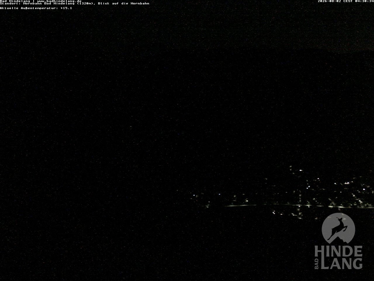 Archiv Foto Webcam Aussicht auf Bad Hindelang von der Hornbahn Bergstation