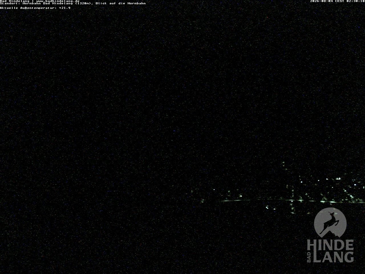 Archiv Foto Webcam Aussicht auf Bad Hindelang von der Hornbahn Bergstation