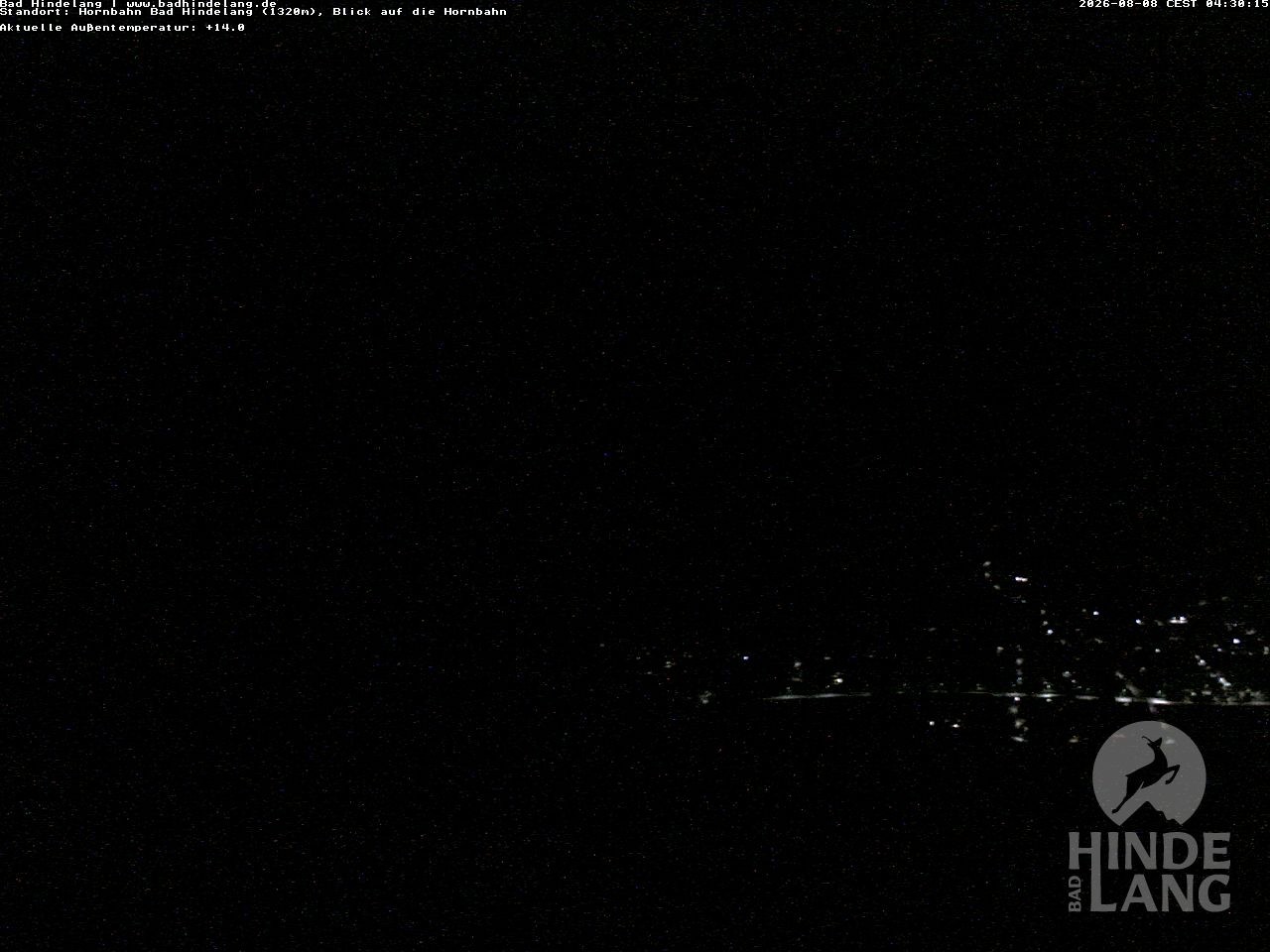 Archiv Foto Webcam Aussicht auf Bad Hindelang von der Hornbahn Bergstation