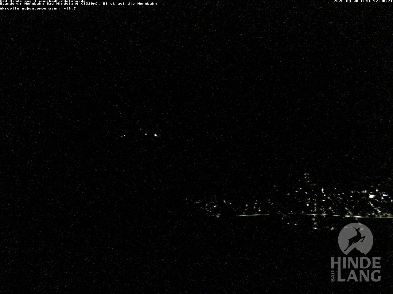 Archiv Foto Webcam Aussicht auf Bad Hindelang von der Hornbahn Bergstation